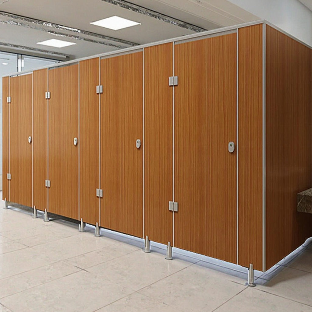 Modern Junior Preschool Full Height Glass Shower Modular Toilet Cubicles Factory Direct Supply for Schools Hospitals Gyms