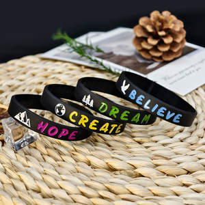 Bracelets en silicone <span class=keywords><strong>de</strong></span> motivation <span class=keywords><strong>de</strong></span> haute qualité peuvent être fabriqués avec votre propre logo bracelets activités promotionnelles bracelets en caoutchouc - Product Image 2