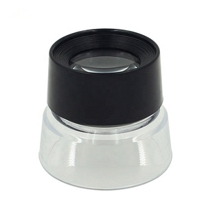 2022 गर्म बेच 10X प्लास्टिक आवर्धक लेंस के साथ पोर्टेबल LOUPE एक्रिलिक LOUPE ताल दौर लेंस - Product Image 1