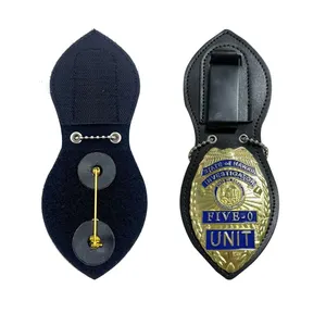 Free Design Custom Logo Security Id Badge Holder Uniform Soft Hard Enamel Engraved Metal Lapel Pins 3D Officer Security Badge