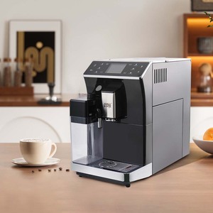 Machine à café entièrement automatique Winning Star avec réservoir d'eau de 1,2 à 1,8 L, moulin à café et mousseur à lait pour usage domestique - Product Image 3