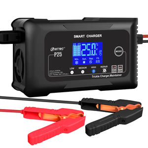 Chargeur <span class=keywords><strong>de</strong></span> Batterie Intelligent HTRC 25A pour Voitures et Motos, 12V/25A 24V/13A Automatique 7 Étapes, Port CA 240W PD pour PB LiFePO4 Plomb-Acide - Product Image 2