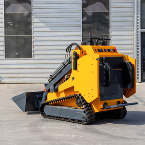 Miễn phí vận chuyển giá rẻ New nhỏ nhỏ Kubota động cơ vườn loader bánh xe/theo dõi <span class=keywords><strong>mini</strong></span> Skid chỉ đạo Bộ nạp với xô - Product Image 2