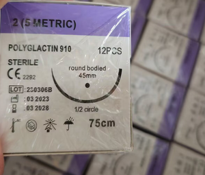 PGA เข็มเย็บแผลผ่าตัดแบบดูดซึมสำหรับสัตวแพทย์2/0ได้รับการรับรองจาก CE/ISO 6/0ขนาดมีคำสั่งซื้อจำนวนมากลดราคา - Product Image 6