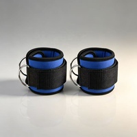Socquettes de sport en nylon pour yoga en extérieur, avec soutien de la cheville, protection élastique, compression, fermeture à boucle et antidérapantes