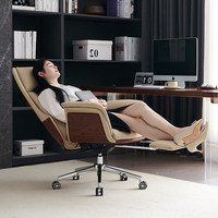 Chaise de bureau confortable, chaise de bureau pour l'étude, chaise de bureau ergonomique à dossier haut, pivotante, design moderne