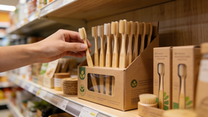 Boîte <span class=keywords><strong>de</strong></span> présentation pour brosse à dents en bambou écologique 17,5 cm sans BPA, poils personnalisés, brosse à dents en bambou biodégradable pour l'étagère <span class=keywords><strong>de</strong></span> vente au détail - Product Image 6