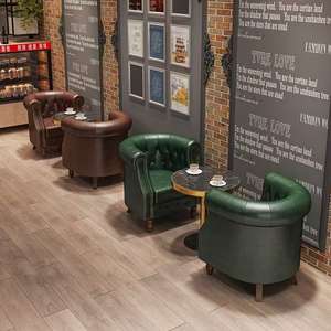 Mesas y sillas de restaurante <span class=keywords><strong>retro</strong></span>, restaurante, cafetería, bar, cafetería, tienda, muebles, sofá, silla, muebles de pista nocturna - Product Image 4