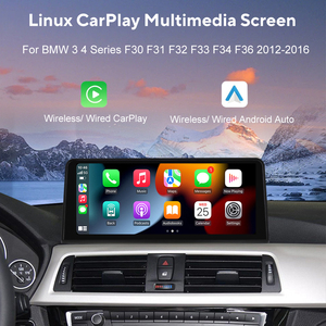 12,3 polegadas Linux CarPlay Para BMW 3 Série 4 <span class=keywords><strong>F30</strong></span> F31F32 F33 F34 F36 2013-2017 Áudio carro Rádio tela sensível ao toque de rádio navegação gps - Product Image 2