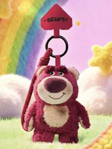 ของแท้ 4 ชิ้น/ชุด ของเล่นทอยสตอรี่ ชุดสายคล้องโทรศัพท์แบบสุ่ม กล่องสุ่ม ตุ๊กตาหมีสตรอว์เบอร์รี่น่ารัก ของตกแต่ง พวงกุญแจ - Product Image 6