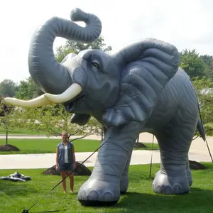 Phong cách mới in khổng lồ <span class=keywords><strong>Inflatable</strong></span> phim hoạt hình voi cho trang trí <span class=keywords><strong>Inflatable</strong></span> cá mập Khỉ đột và con chó màu vàng mô hình phim hoạt hình - Product Image 1