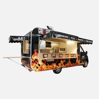 Nouveau design extérieur support Snack camion de nourriture friteuse remorque de nourriture mobile chariot à crêpes boulangerie chariot de nourriture