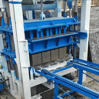 Machine de fabrication de blocs de briques en béton de ciment entièrement automatique QTJ4-30 4 6 8 9 pouces noyau de PLC de moule de pavé de route creux de verrouillage