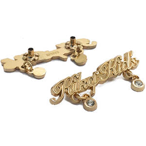 Jeans-Bekleidung Designer Personalisierte Abaya Logo-Patches Etiketten Marken-Metallplakette für Kleidung - Product Image 6