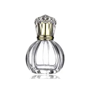 Haute qualité 50ml 1.7oz rétro citrouille forme vaporisateur verre cristal rechargeable