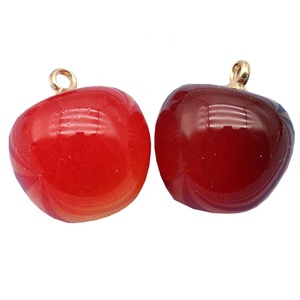 Sweet Cherry Pendant <b>Charms</b> for <b>Jewelry</b> Making DIY Earrings Necklace Bracelet Handmade Keychain Accessories Colgantes - Product Image 1