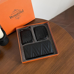 Set portafoglio 3 pezzi Set borse di lusso borsa alla moda e portafoglio Set per <span class=keywords><strong>uomo</strong></span> e <span class=keywords><strong>donna</strong></span> - Product Image 1