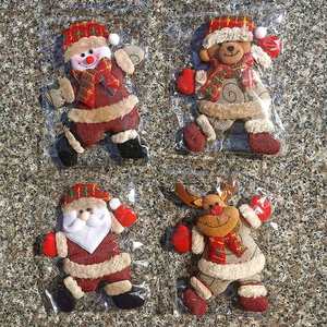 Accesorios para Árbol <span class=keywords><strong>de</strong></span> Navidad, Muñecos Navideños, Ancianos Bailando, Muñeco <span class=keywords><strong>de</strong></span> Nieve, Reno, Oso, Marionetas <span class=keywords><strong>de</strong></span> Tela, Adornos Colgantes, Regalo - Product Image 2