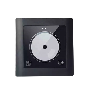 Nhựa + Tempered Glass Chất liệu 125Khz Đầu đọc thẻ Wiegand 26/34 khóa cửa kiểm soát truy cập thẻ RFID Reader QR Mã máy quét - Product Image 6