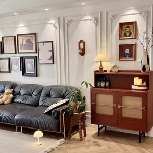 Gothenburg Sideboard Storage Cabinet 160x40x84 Retro Style Living Room Floor Standing <b>Unit</b> - Product Image 4