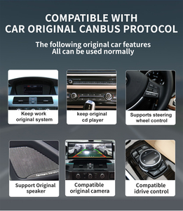 Radio Multimedia para Auto con Sistema Linux 8.8, Reproductor de <span class=keywords><strong>Audio</strong></span> YouTube, Pantalla para BMW E60 E61 E62 E63 E90 2005-2010 (Stock UE) - Product Image 6