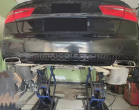 Diffuseur arrière pour pare-chocs Audi A6 C7 2012 2013 2014 2015 2016 – Amélioration de style (pièce de rechange)