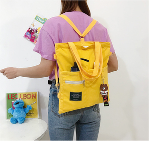 Bolso de mujer de lona de compras personalizado bolsos de hombro cuadrados informales de moda bolso de mensaje para chicas señora - Product Image 5