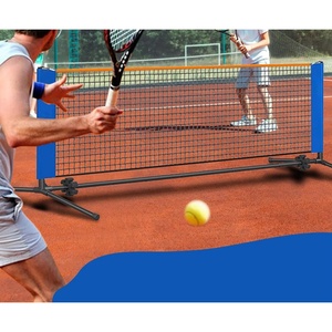 Lưới tập luyện đa năng tháo rời 10ft di động dành cho trẻ em, trong nhà/ngoài trời, chơi pickleball, <span class=keywords><strong>tennis</strong></span>, chất liệu polyester không nút thắt - Product Image 5