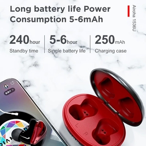 <span class=keywords><strong>P68</strong></span> TWS ฟันสีฟ้าไร้สาย5.0หูฟังสเตอริโอสัมผัสควบคุมหูฟังในหูกีฬาหูฟังกันน้ำที่มีไมโครโฟน - Product Image 4