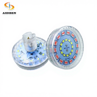 Lampu Titik LED RGBW 24V ADS PC Auto Pre-Program 1-16 Carnival E14 60mm IP65 untuk Wahana Hiburan