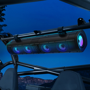 Haut-parleur extérieur amplifié ATV UTV voiturette <span class=keywords><strong>de</strong></span> golf connecteur BT 4 haut-parleur <span class=keywords><strong>barre</strong></span> <span class=keywords><strong>de</strong></span> <span class=keywords><strong>son</strong></span> étanche avec éclairage LED - Product Image 2
