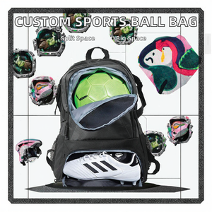 Bolsa Deportiva Antirrobo Personalizada de Moda para Baloncesto, Fútbol, Gran Capacidad, Compartimento Separado para Balón y Zapatos - Product Image 2