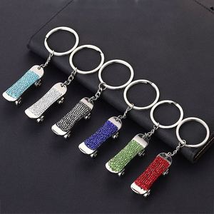 Venta caliente al por mayor Bling, llavero bola de cristal de lujo lindo colorido colgante femenino llaveros bolsa accesorios de coche para damas/ - Product Image 4