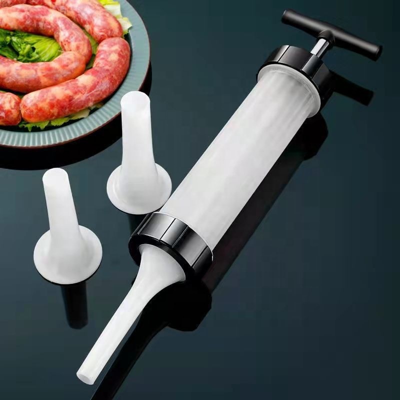 Лидер продаж, ручные наполнители для колбасы, мяса, машина для наполнения колбасы, ручное управление, колбасные машины, воронка, насадка