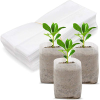 Sacs de pépinière de plantes à graines dégradables, sacs de semis Non tissés, sacs de Protection de fruits pour culture de plantes à fleurs et légumes