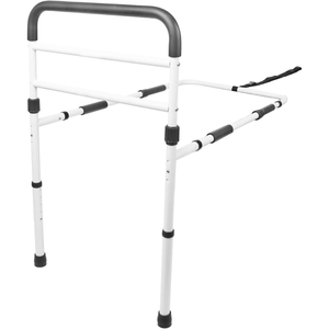 Barrière de lit de protection (hauteur du lit de 42 à 54 cm), barrière de lit rembourrée pour adulte, barrière de lit blanche PEPE P40021 - Product Image 4