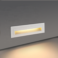 Lampes LED murales pour escaliers à commande par capteur IP65, en alliage d'aluminium haute efficacité, intérieur/extérieur, CRI 90 élevé pour villas et hôtels