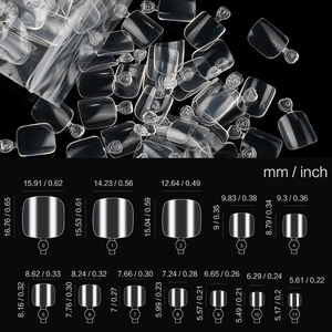 600 pièces/sac couverture complète faux ongle Gel doux clair presse sur orteil <span class=keywords><strong>pied</strong></span> ongles conseils acrylique artificiel faux ongle Art <span class=keywords><strong>manucure</strong></span> outil - Product Image 6