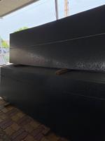 BLUE CITY INTERNATIONAL Granit poli finition Lapotra Noir Absolu - Haute Qualité 100% Naturel Durable Design Moderne Grande Dalle