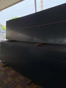 หินแกรนิตขัดเงา lapotra สีดำสนิทแผ่นใหญ่ดีไซน์ทันสมัยคุณภาพสูงสำหรับเคาน์เตอร์และพื้น - Product Image 2