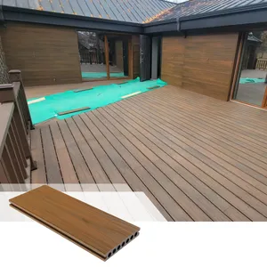 Superior Engineered Flooring/WPC Decking Sólido WPC Composto Deck Outdoor Flooring