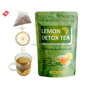 Thé amincissant à la vitamine C au goût naturel de citron, thé aux herbes chinoises en pyramide pour la perte de poids, sachets de thé 7 jours - Product Image 1