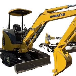 รถขุดขนาดเล็ก Komatsu PC35 มือสองยอดนิยม เครื่องยนต์แท้ พร้อม PLC - มอเตอร์ เกียร์บ็อกซ์ เกียร์ปั๊ม ลูกปืน รับประกัน 1 ปี - Product Image 1