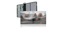 Vitrine de centres commerciaux, publicité LED mur vidéo intérieur P3.91 HD panneau couleur Transparent affichage LED