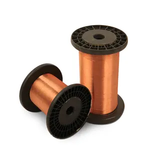 ECCA Fio condutor de alumínio esmaltado revestido de cobre 70% fio de alumínio com revestimento de cobre 30% UEW/PEW 0.10-3.5.00mm