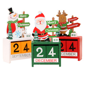 Creative Christmas <b>Gift</b> Wooden Calendar Ornament <b>Small</b> Christmas Decorations Children's Christmas <b>Gift</b> Ornament - Product Image 5