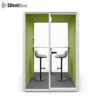 Cabine acoustique de réunion de bureau Cabines de bureau amovibles avec commande de climatisation