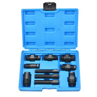 Extracteur de volant magnétique de moto, kit de démontage de rotor 10 pièces, jeu de clés en acier au carbone pour réparation de moteur
