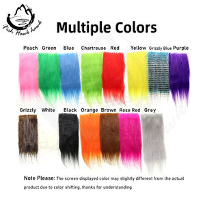 Corps et queue de <span class=keywords><strong>mouche</strong></span> artificielle en fibre synthétique moelleuse en PVC souple, longue et poilue, pour la pêche à la <span class=keywords><strong>mouche</strong></span> en eau salée, en lac, en rivière et en ruisseau - Product Image 2