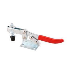 Jig Toggle Kẹp HS-203-FL nhanh Kẹp ngang giữ chống trượt dụng cụ cầm tay màu đỏ 227kg khả năng giữ - Product Image 2